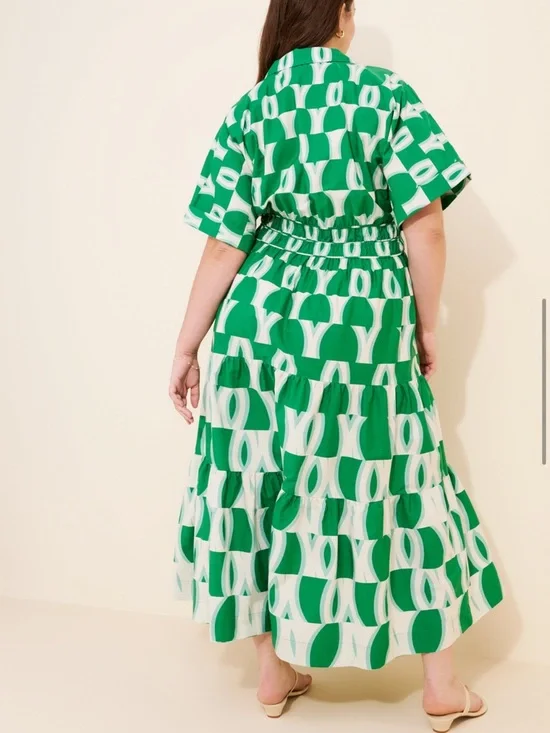 Anthropologie Somerset Maxi Dress Shirt Dress Edition Size 2X - Picture 2 of 9